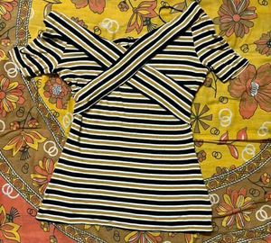 Faballey Striped Top