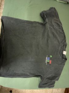 Zara Faded Dark Grey Graphic Tee