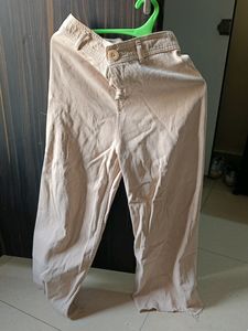 Women Flared Beige Jeans