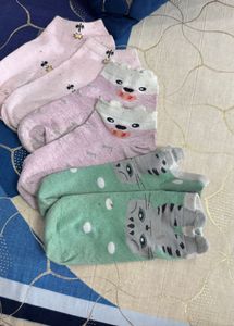 Cute Cartoon Socks - Set of 3