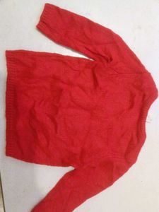Minnie Mouse Red Knit Sweater
