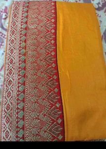 Brand New Yellow Saree