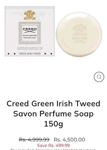 Brand New CREED Perfume Soap