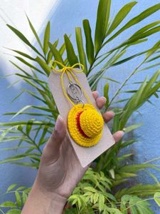 Crochet Luffy Keychain
