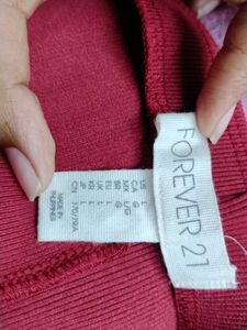 Forever 21 Maroon Pencil Skirt | Size L | New