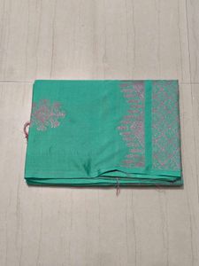 Fancy Sea Green Saree