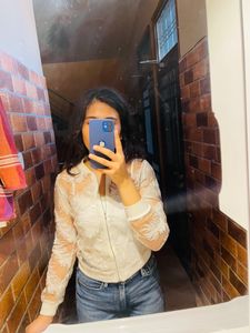 Floral Lace Bomber Jacket