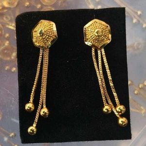 Gold Dangle Earrings