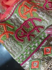 Wedding Wear Saree With Stiched Blouse | Heavy Sar