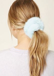 Fur Scrunchie