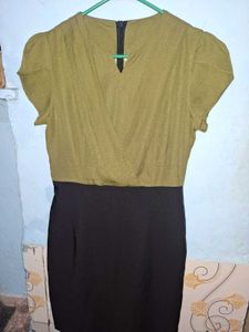 Two-Tone Sheath Dress