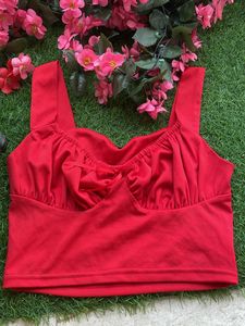 Red Crop Top