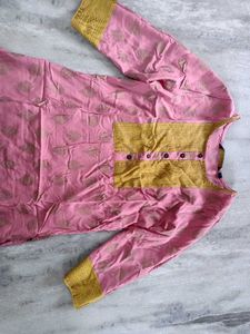 Pink &amp; Gold Kurti New One