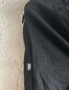 XL Shorts With Pocket Zip Cotton NavyBlue/Black