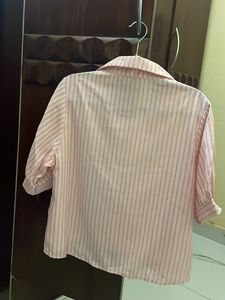 Striped Button-Up Top