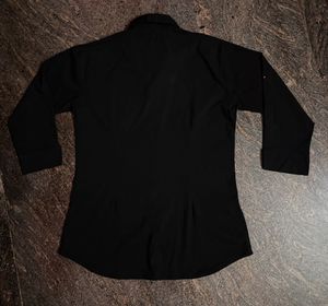 Balck Causal Shirt For Women