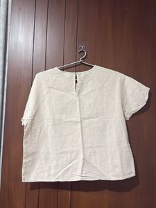 Cotton Crop Top Half Sleeves