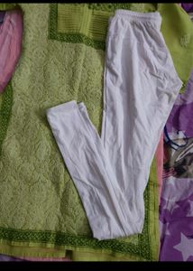Chikan Kurta Authentic Branded With Chudidar Legging