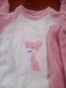 girl winter night suit