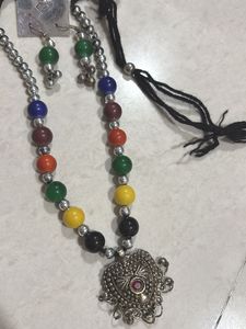 Beaded Charm Necklace