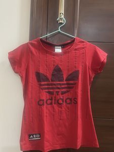 Adidas Red T-Shirt