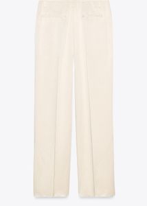 Zara Satin Slit Pants- Limited Time Deal