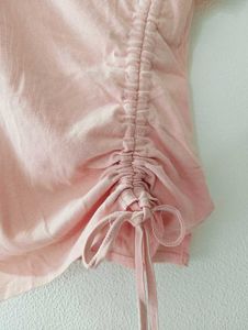 Pink Ruched T-Shirt