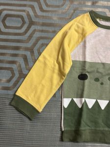 Cute Crocodile Print Sweatshirt