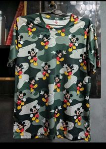Mickey Mouse Print Tee