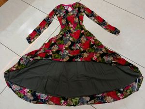 Ethnic Floral Gown