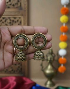 Bohemian Jhumka Earrings