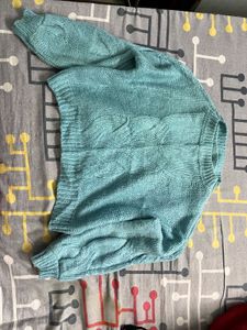 Blue Knit Sweater