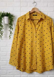 Yellow Star Print Shirt