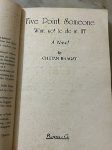 Chetan Bhagat Five Point Someone