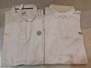 Men White Authentic Puma & Spykar Tshirts