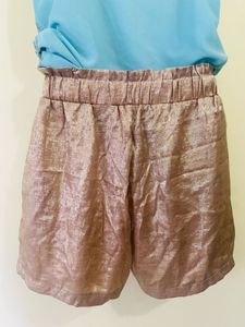 Shiny Bronze Shorts