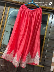 Elegant Pink Kurta  Plazo  with dupatta Set
