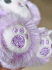 Purple Plush keychain very cute sanrio