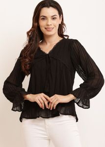 Flowy Black Blouse