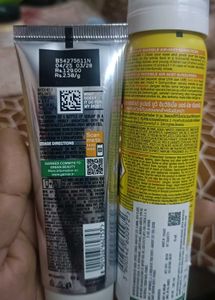 Garnier Sunscreen spray &amp; Facewash