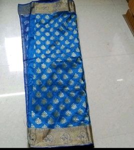 beautiful silk saree with blouse