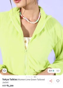 TOKYO TAKIES Lime Green Tailored Jacket