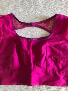 Rose Pink Back Open Blouse (Women’s)