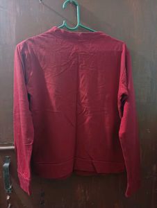 Red Giraffe Print Sweatshirt