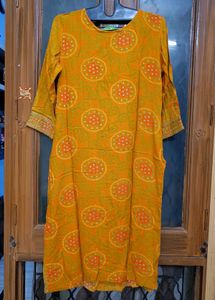 🇳🇿💫💗Ethnic Print Bandhej Kurta