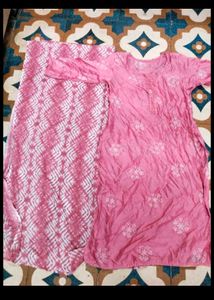 Pink Silk Suit