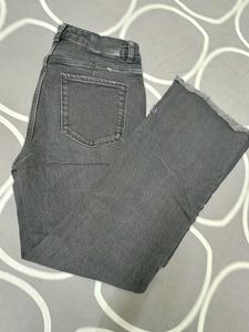 Bootcut Charcoal Colour Jeans