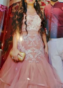 Pink Embellished Gown