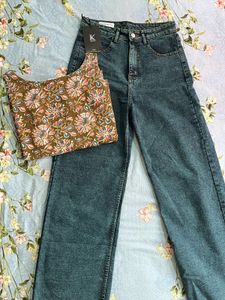 Women Kurta & jeans Combo