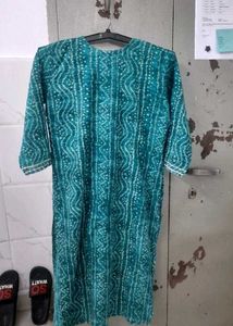 Elegant blue cotton Kurta